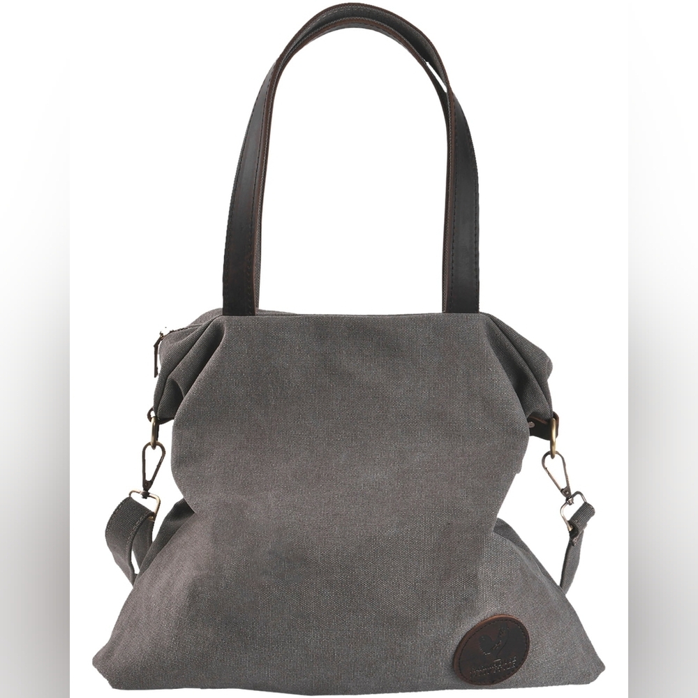 Silver Crossbody Satchel Farmhouse Is My STYLE CANVAS PURSE BRAND NEW